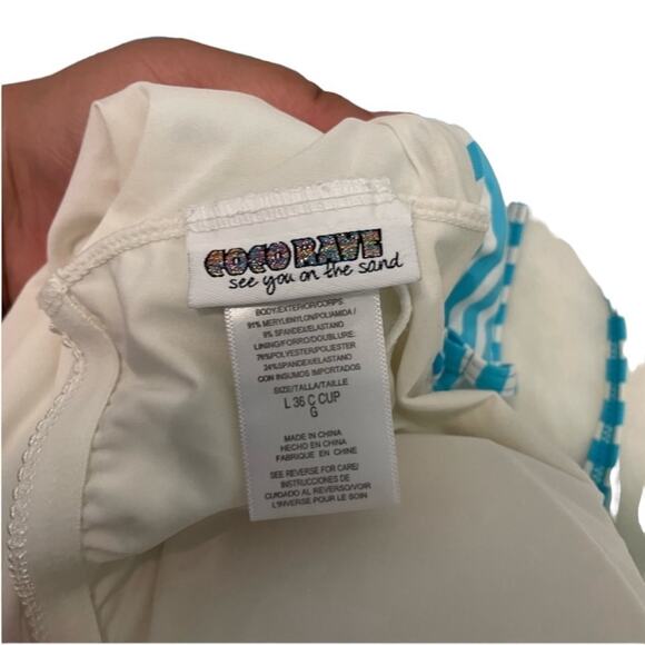 STRIPPED BEACH SWIMSUIT - Picture 3 of 4